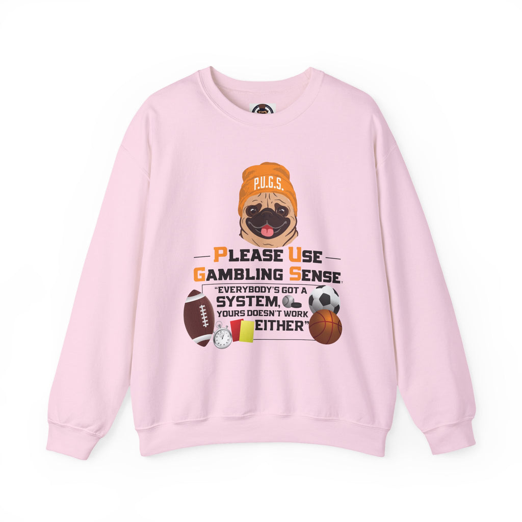 Funny Sports Betting Graphic Sweatshirt by P.U.G.S. apparel