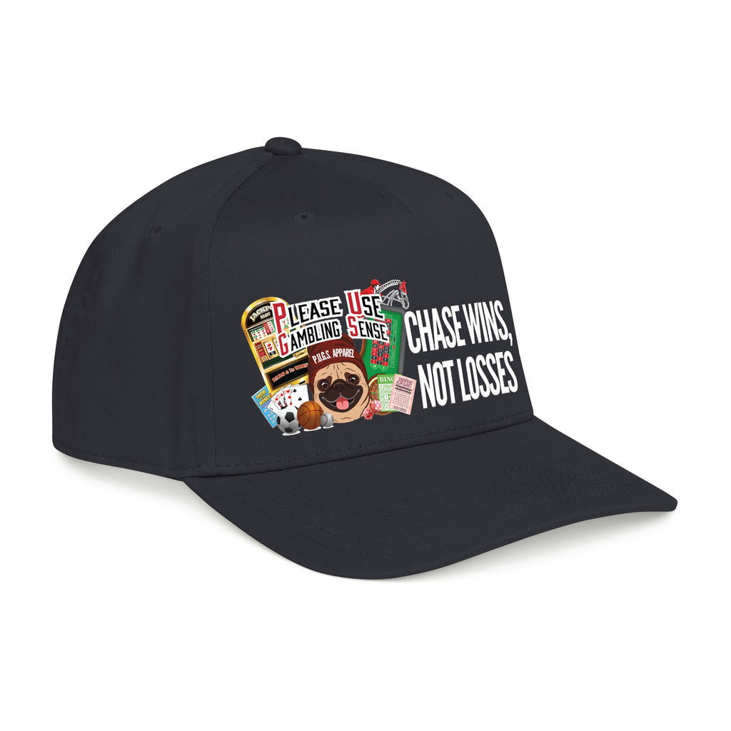 All Gambling "Dog Money" Mid Profile Baseball Cap by P.U.G.S. Apparel