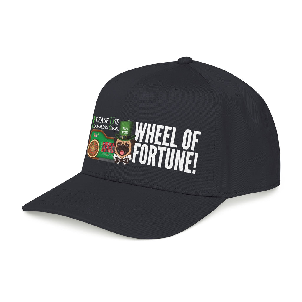 Roulette "House Money" Mid Profile Baseball Cap by P.U.G.S. Apparel