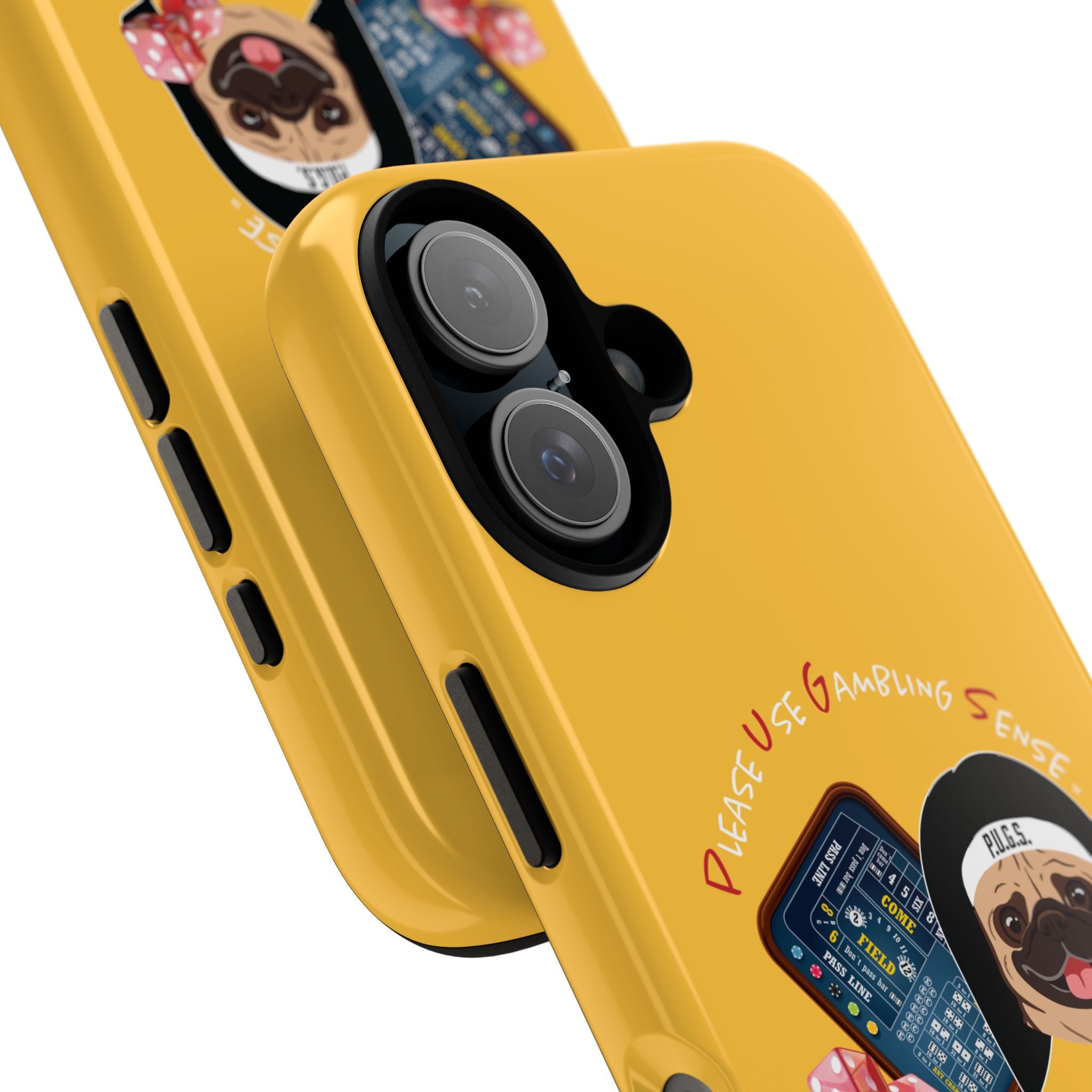 Funny Craps Phone Cover by P.U.G.S. Apparel