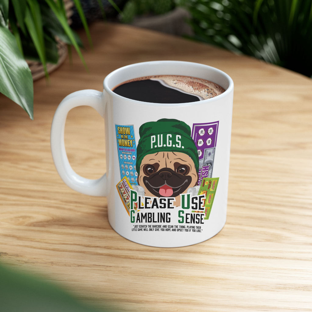 Scratch-Off "Hope" White Ceramic Mug Coffee Cup (11oz/15oz)