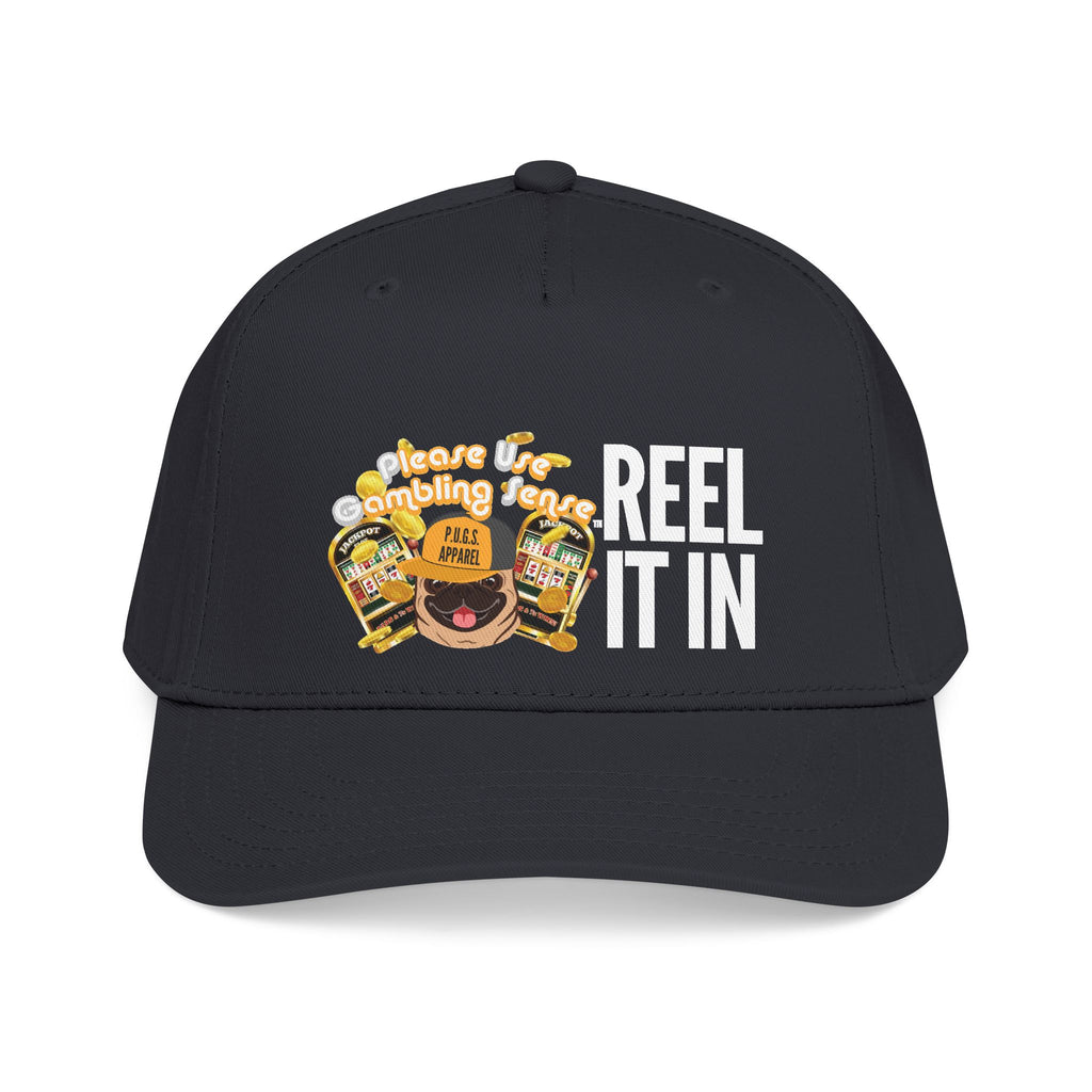Slot Machines “Free Play” Mid Profile Baseball Cap by P.U.G.S. Apparel