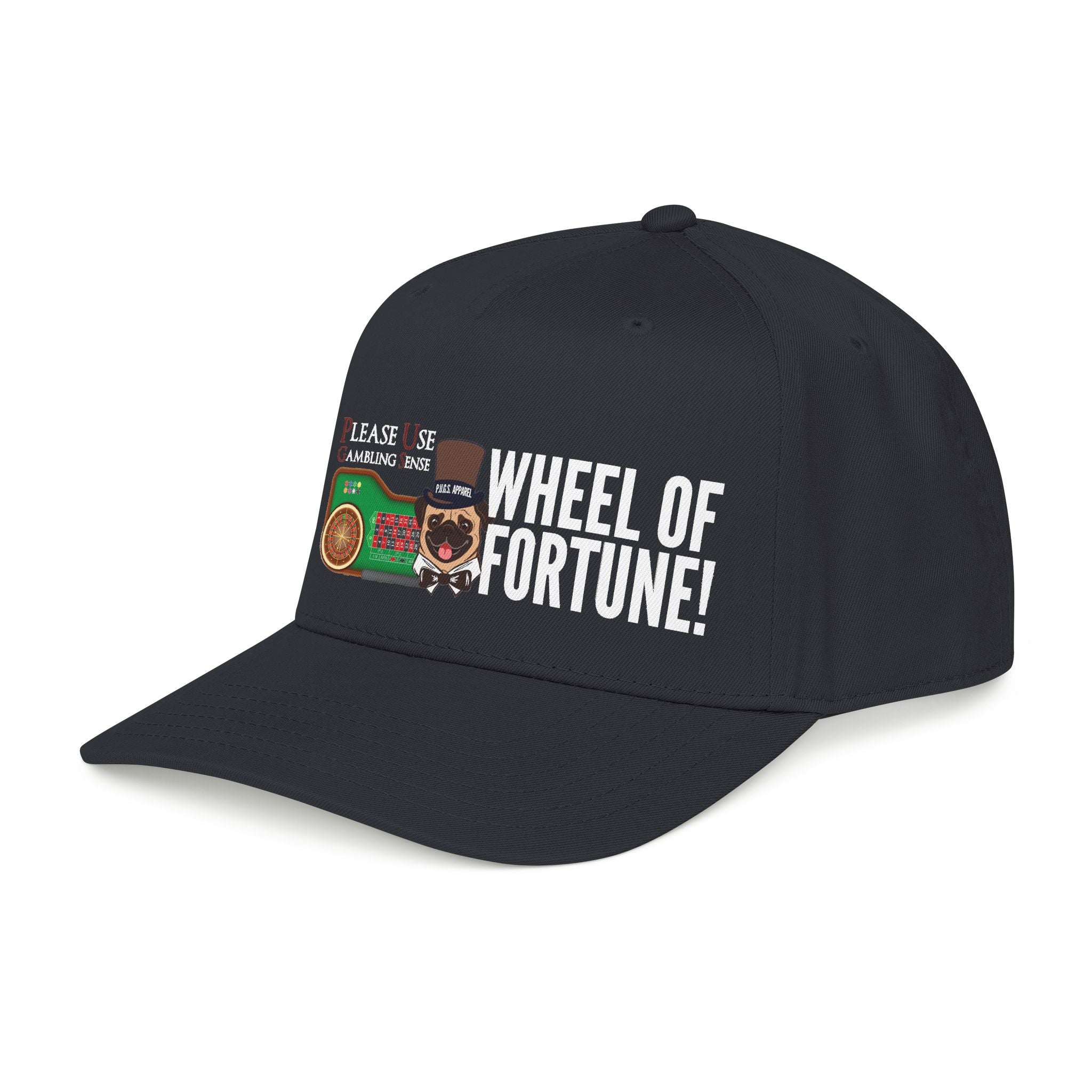 Roulette "House Money" Mid Profile Baseball Cap by P.U.G.S. Apparel