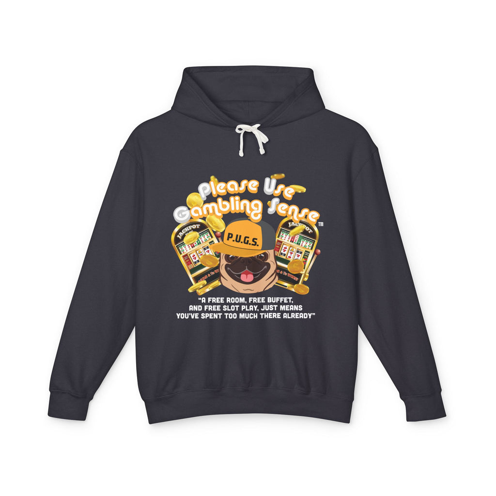 Funny slot machine graphic hoodie by P.U.G.S. Apparel