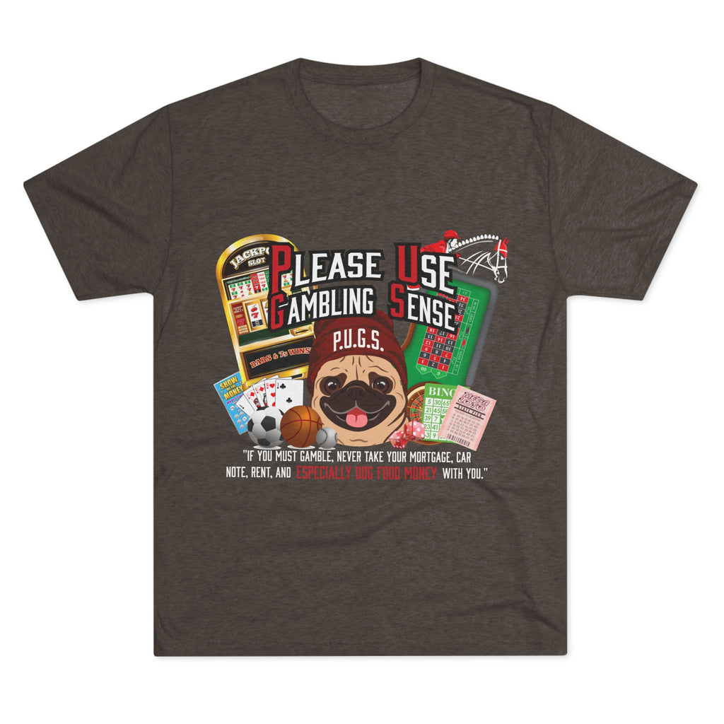Gambling graphic tee by P.U.G.S. apparel
