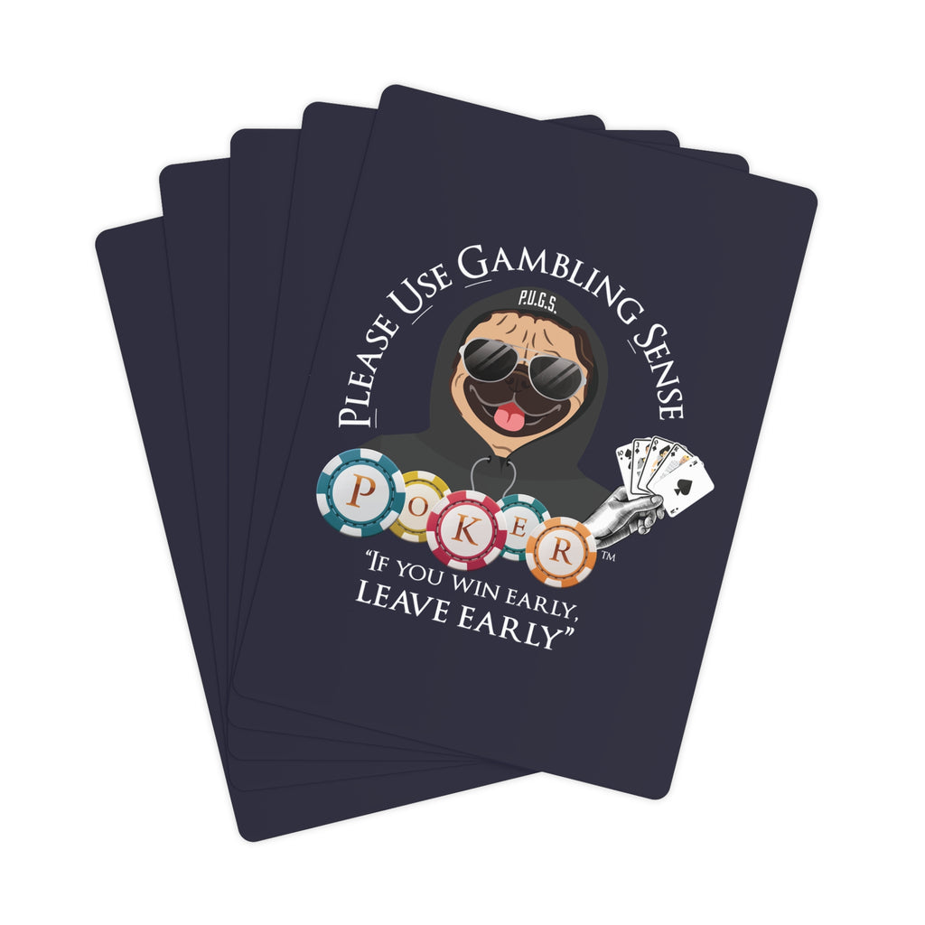 Poker “Leave Early” Playing Cards