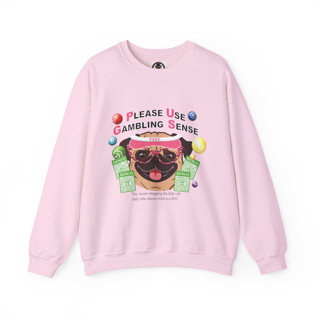 Funny graphic hoodie, Craps Praying Collection by P.U.G.S. Apparel