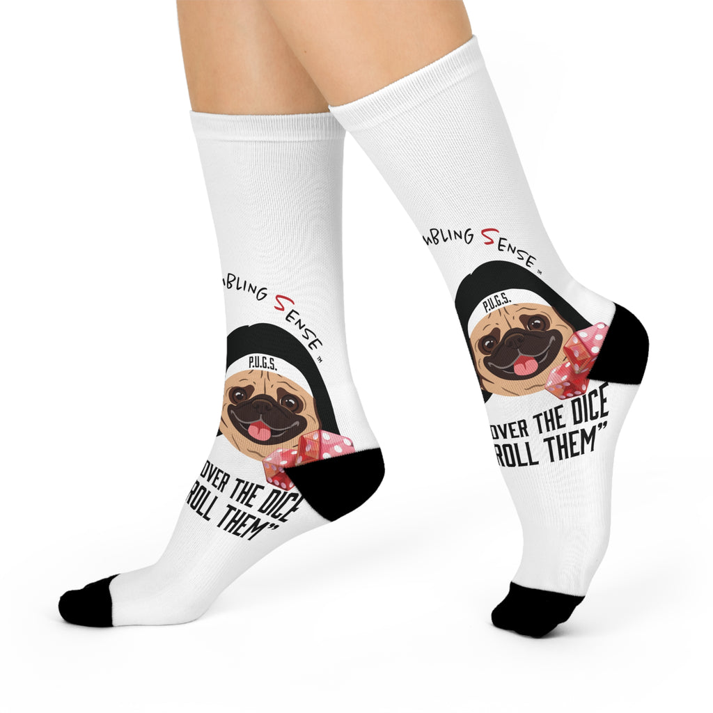 Funny Craps Socks by P.U.G.S. Apparel
