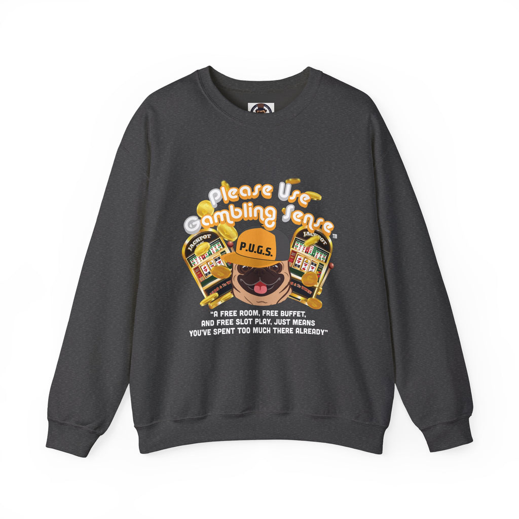 Funny Slot Machine Graphic Sweatshirt by P.U.G.S. apparel