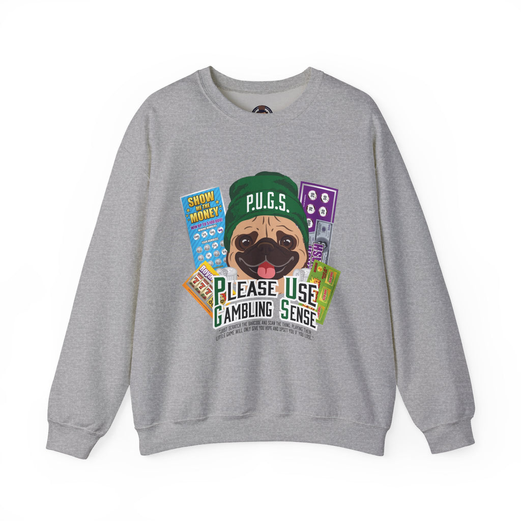 Funny Scratch-off Lottery Sweatshirt by P.U.G.S. Apparel