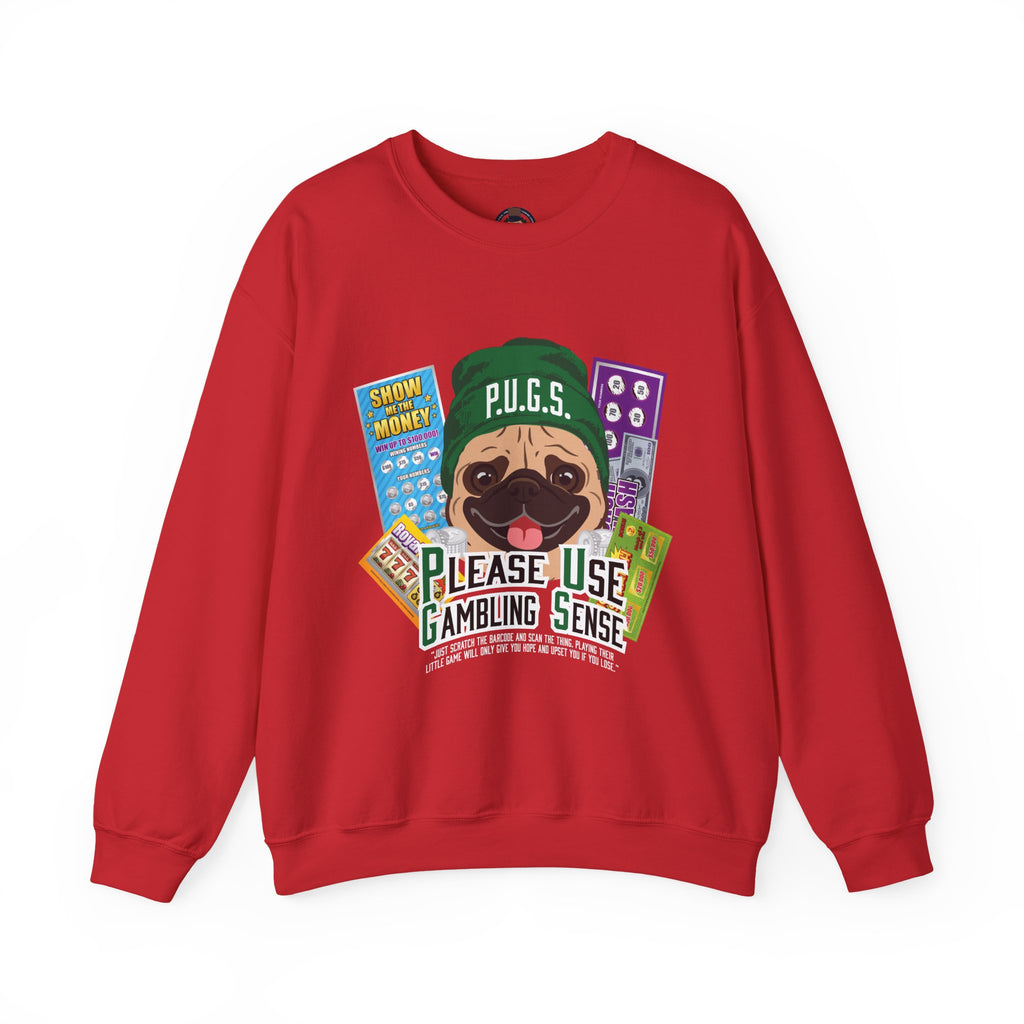 Funny Scratch-off Lottery Sweatshirt by P.U.G.S. Apparel