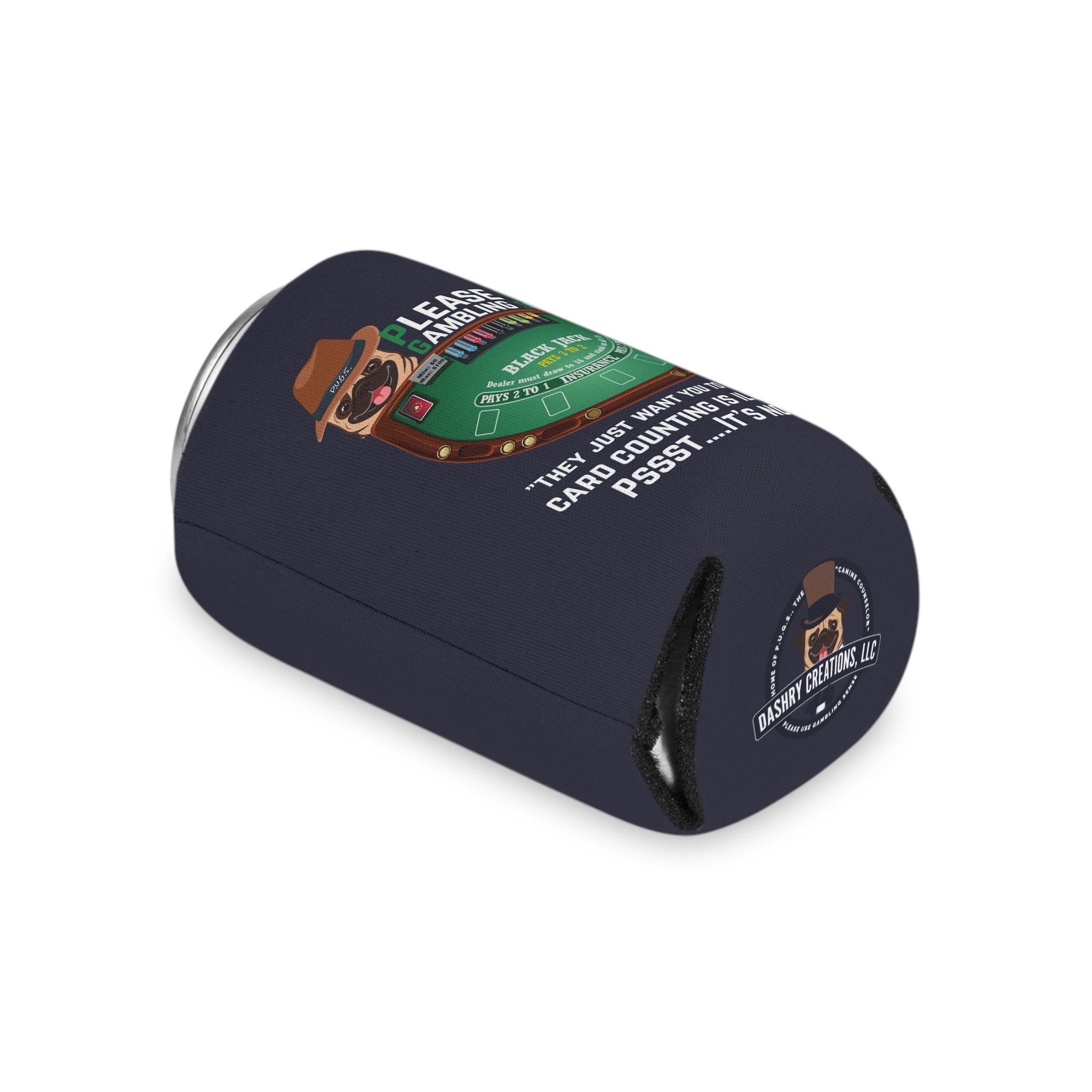 Blackjack “Counting” Can Cooler by P.U.G.S. Apparel