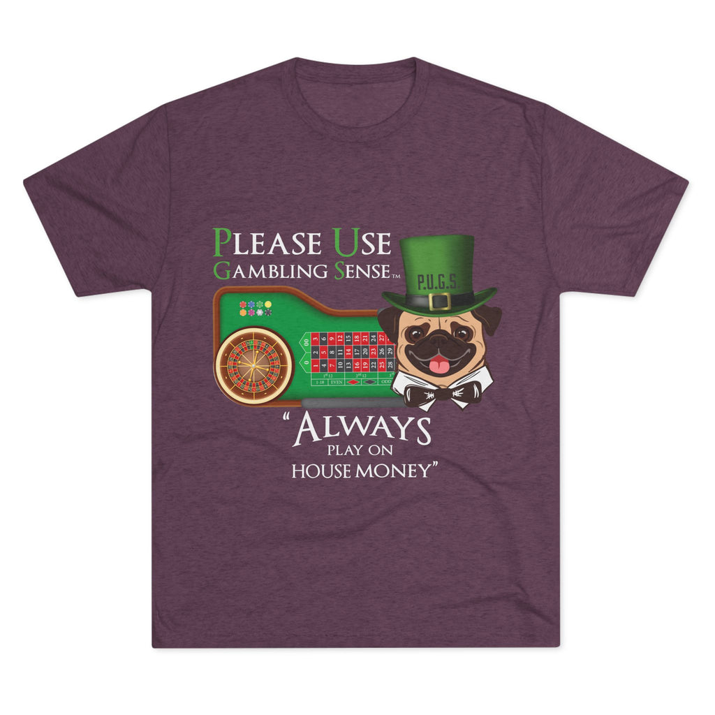 ROULETTE “House Money” Graphic Tee by P.U.G.S. Apparel, Unisex