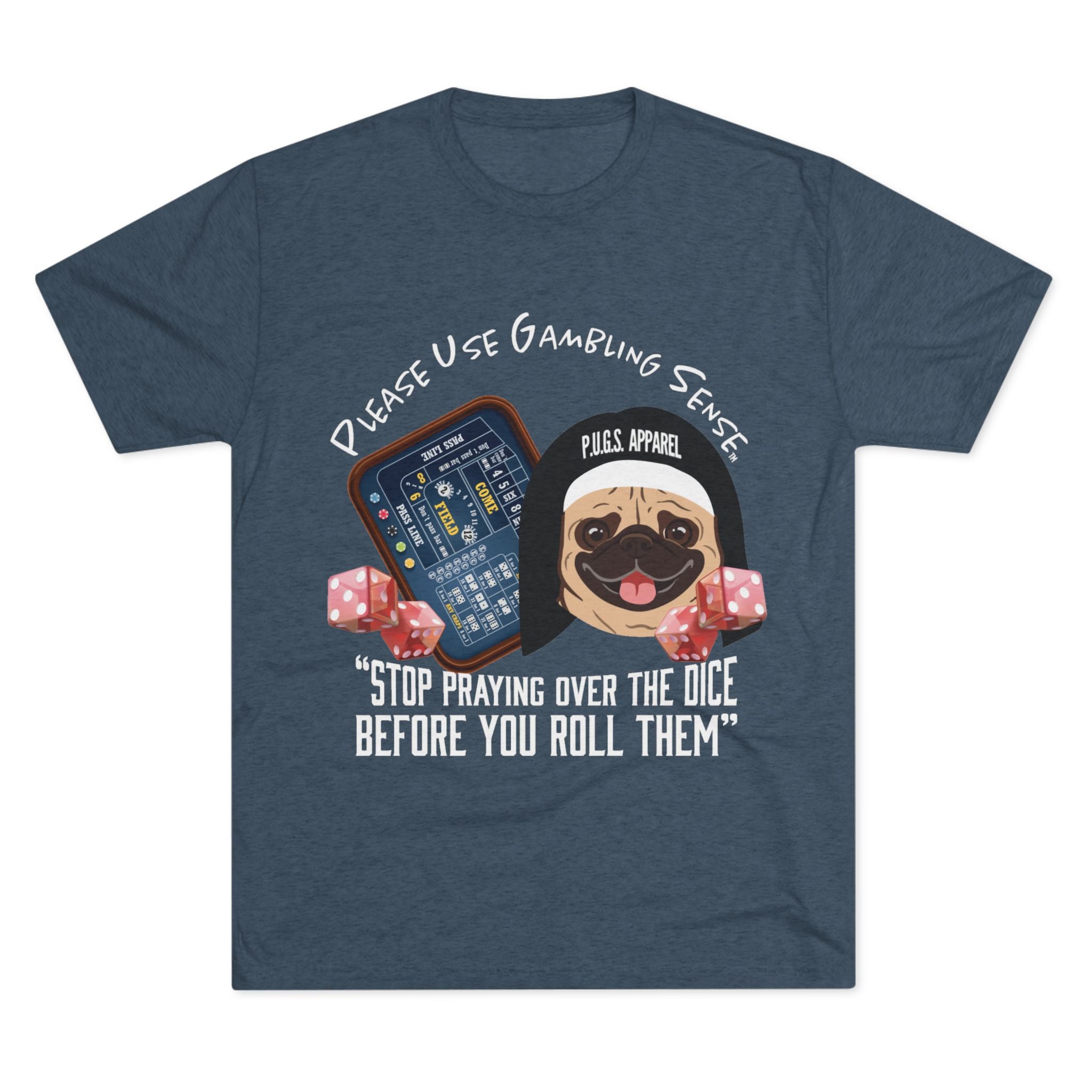 Craps Dice "Praying" Unisex Graphic Tee