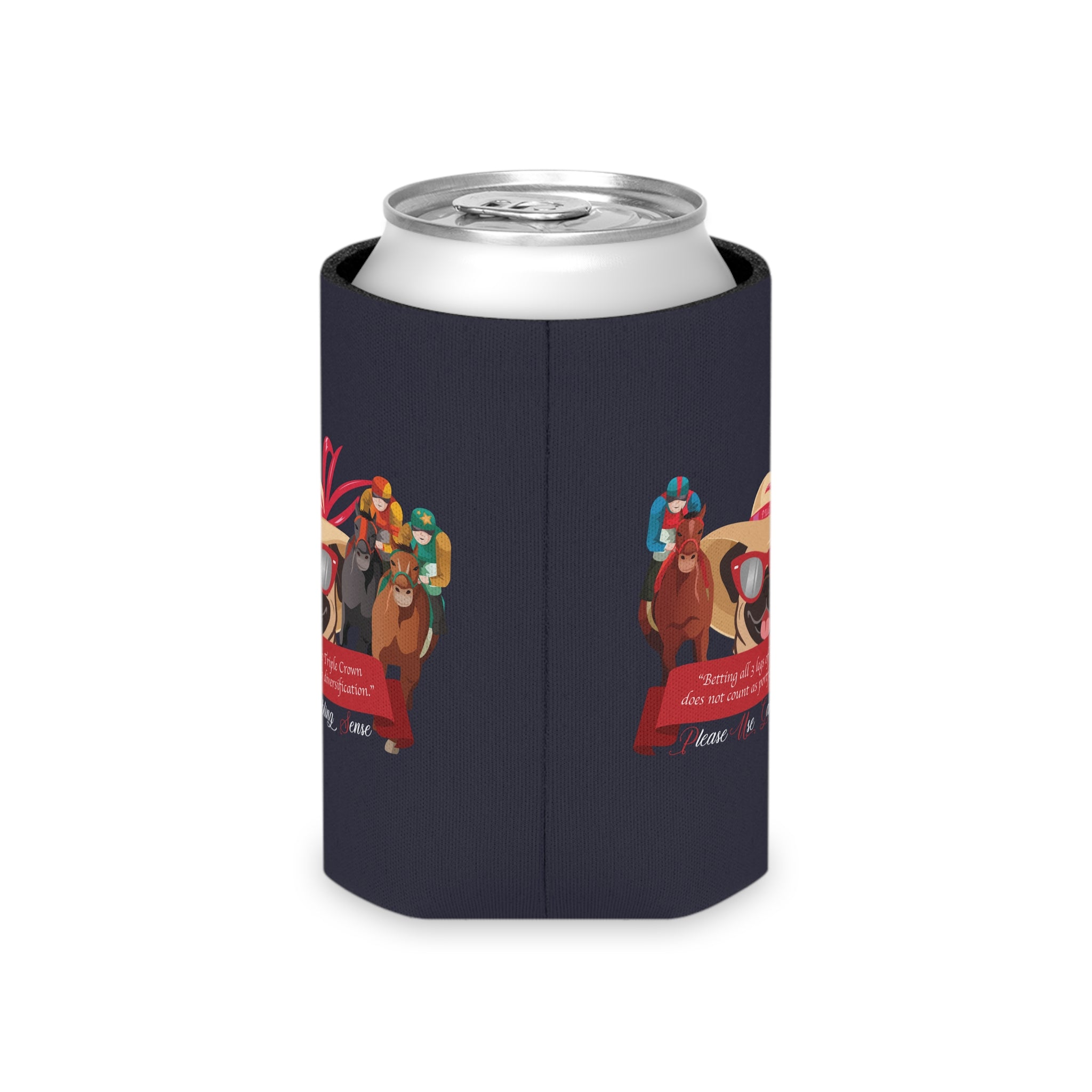 Horse Racing "Betting" Can Cooler by P.U.G.S. Apparel