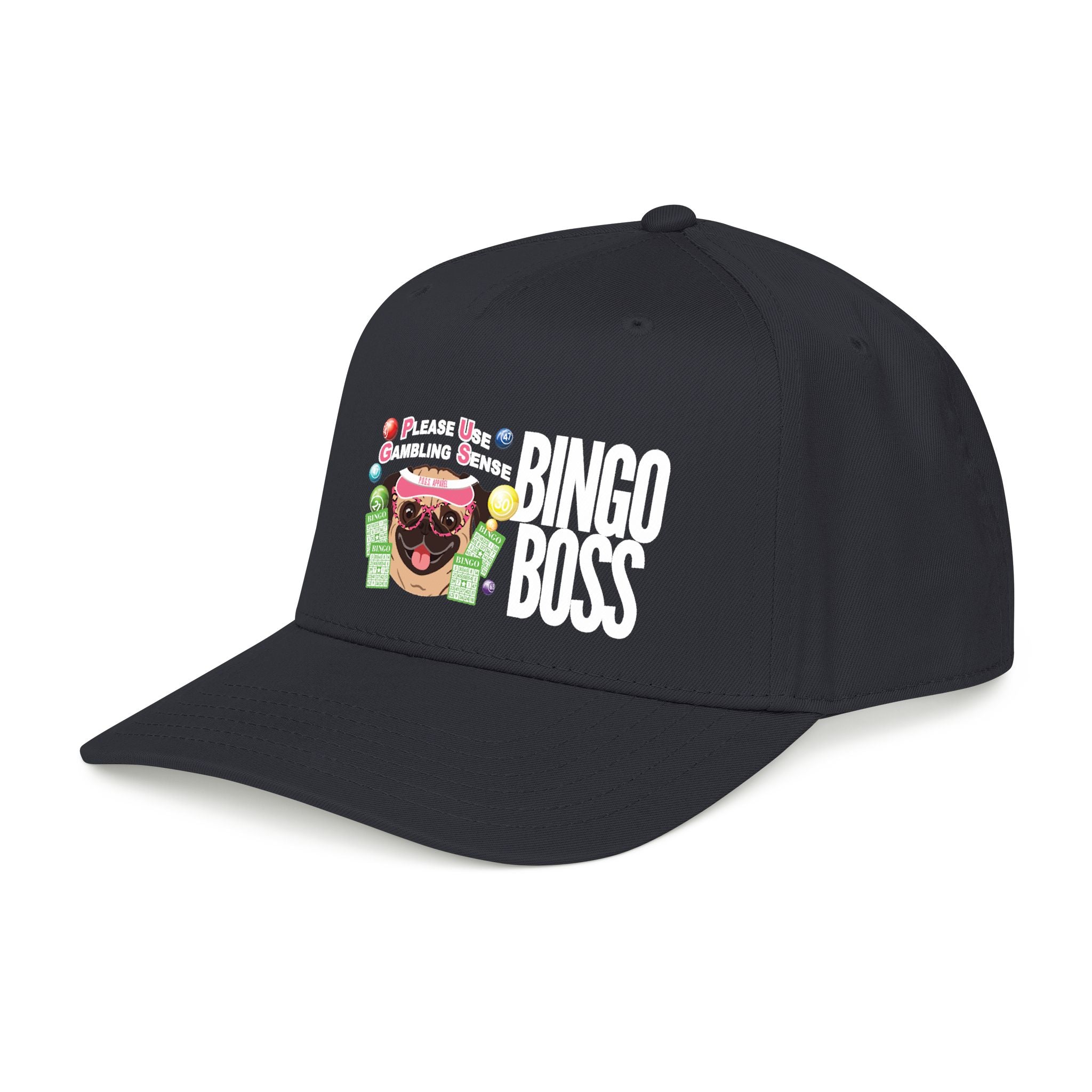 Bingo "Mugging" Mid Profile Baseball Cap by P.U.G.S. Apparel