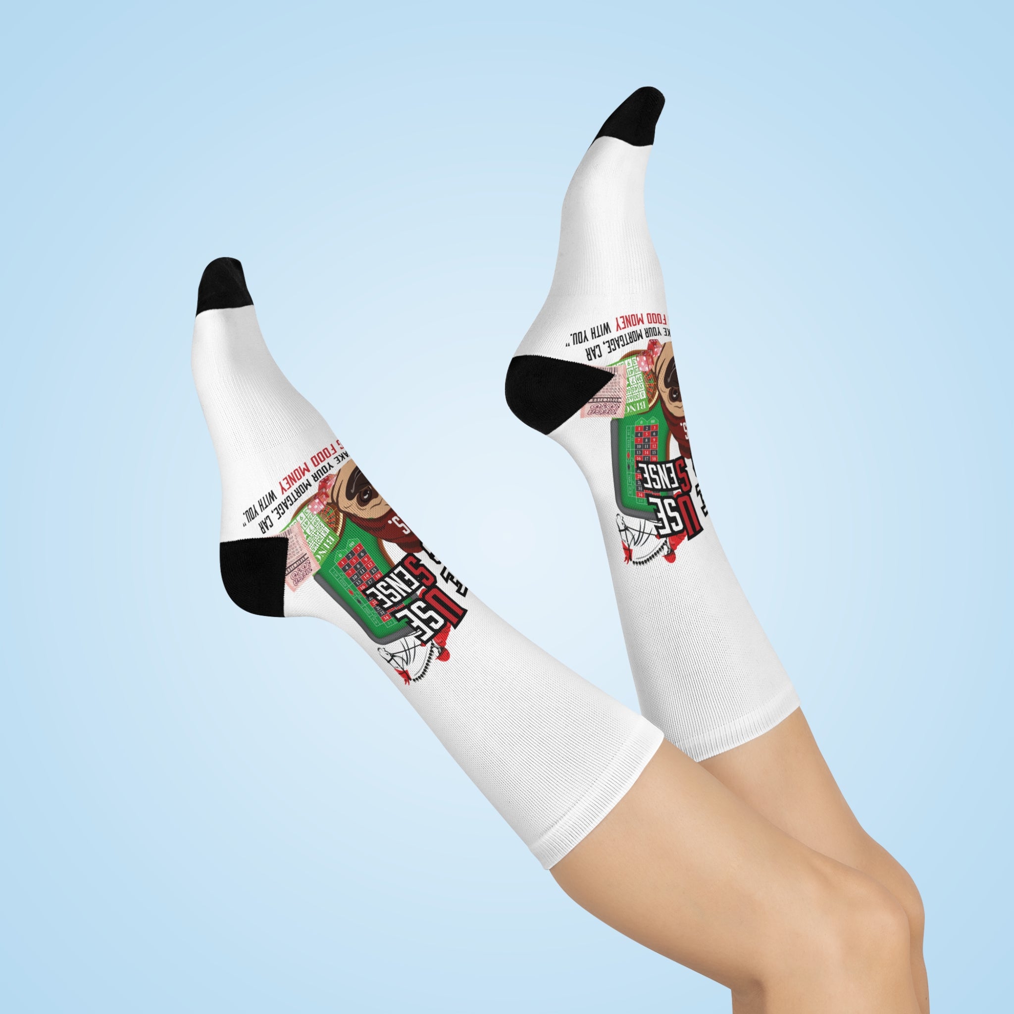 All Gambling Crew Socks from P.U.G.S. Apparel