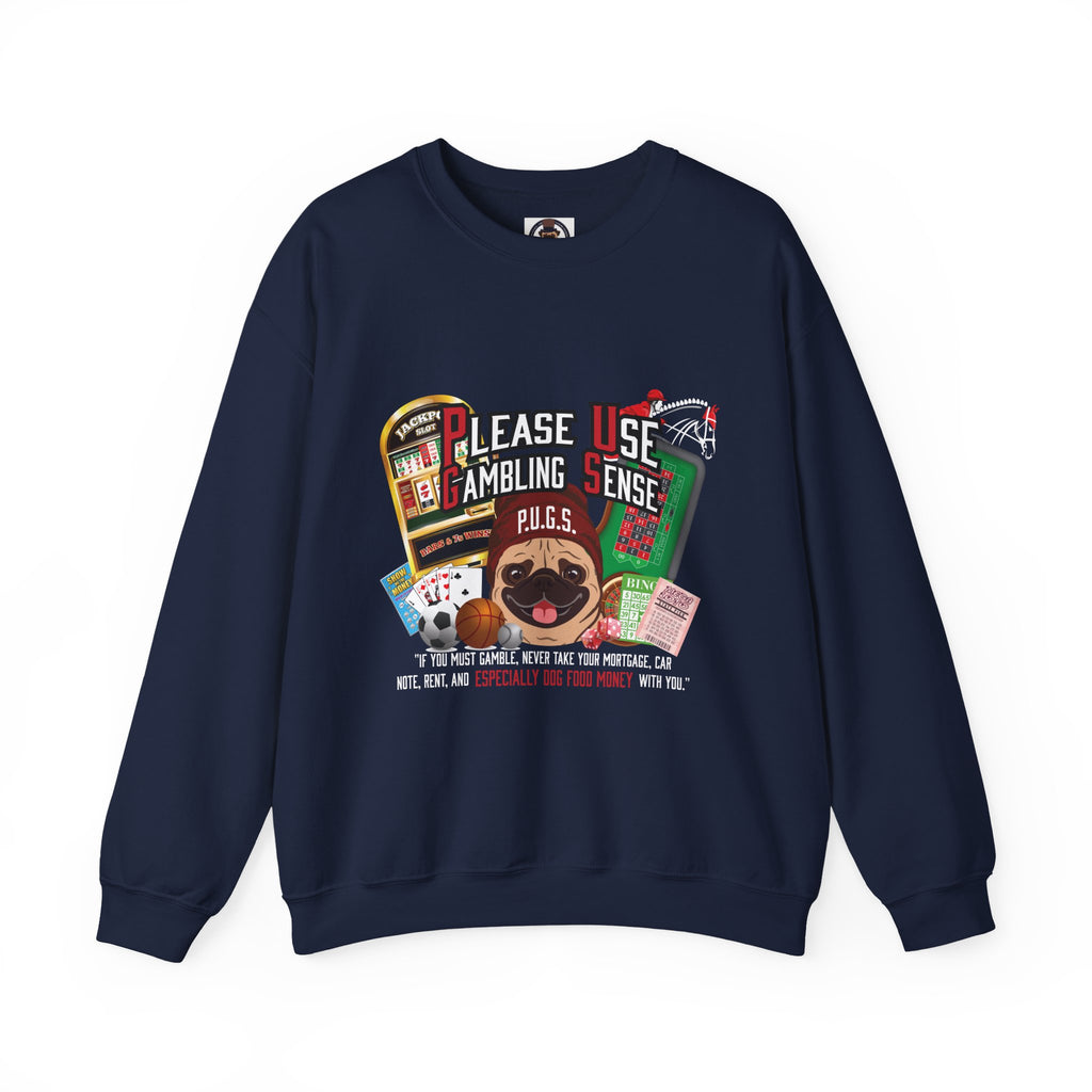 Gambling graphic sweatshirt by P.U.G.S. apparel