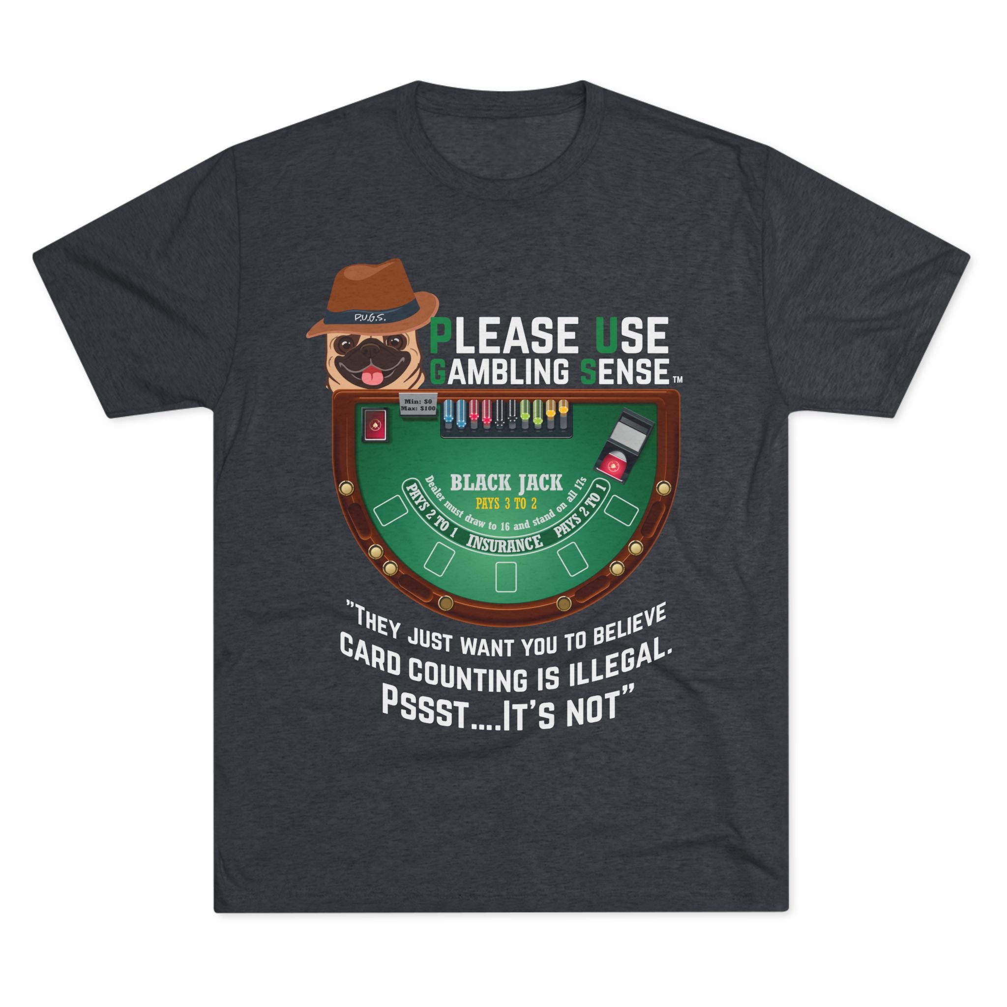 P.U.G.S. Apparel Blackjack Graphic Tee