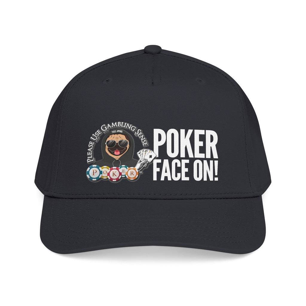 Poker "Leave Early" Mid Profile Baseball Cap by P.U.G.S. Apparel