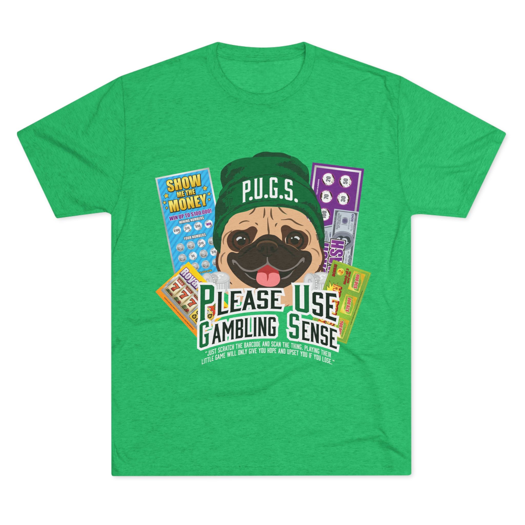 Scratch Off Unisex Graphic Tee by P.U.G.S. Apparel