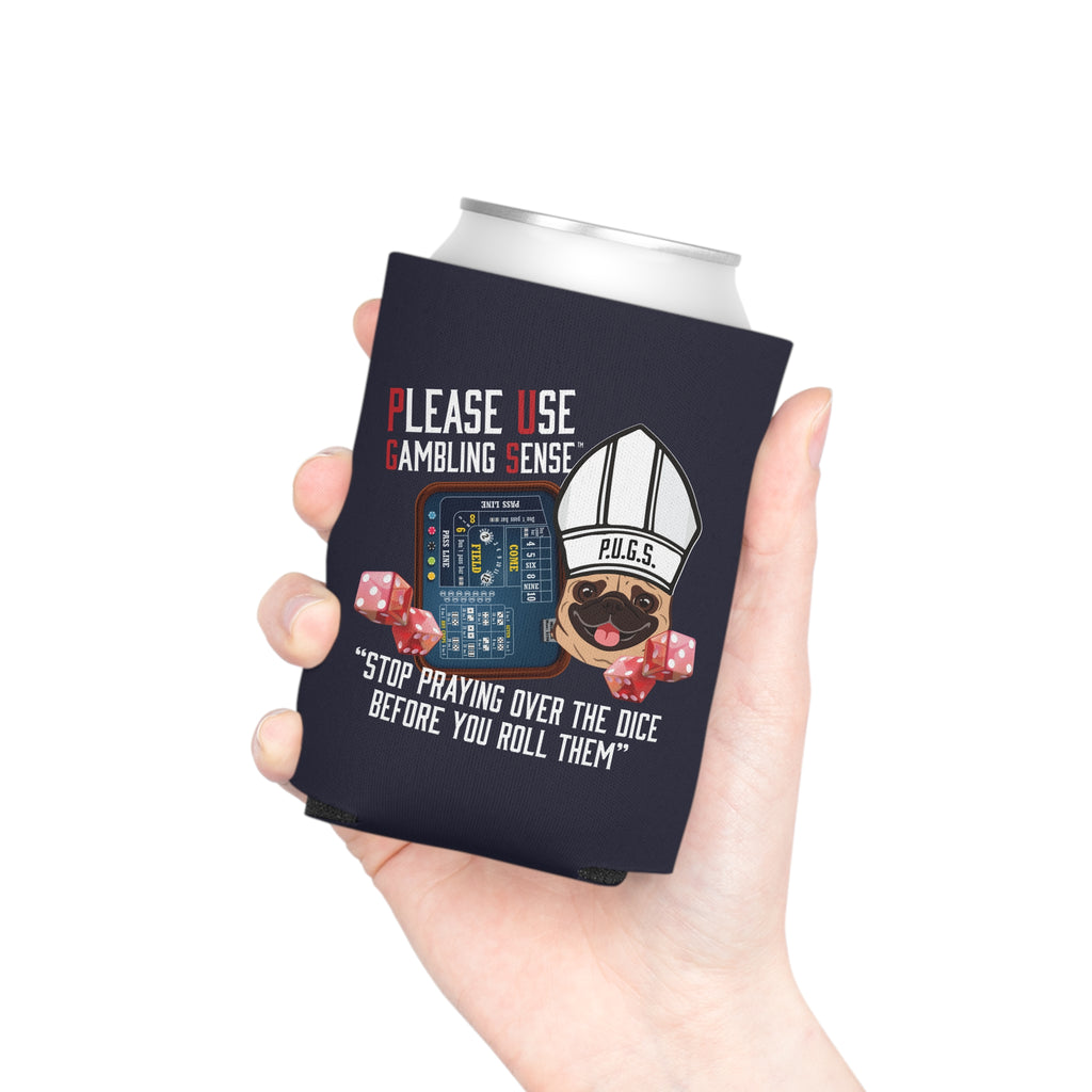 Craps "Praying" Can Cooler by P.U.G.S. Apparel
