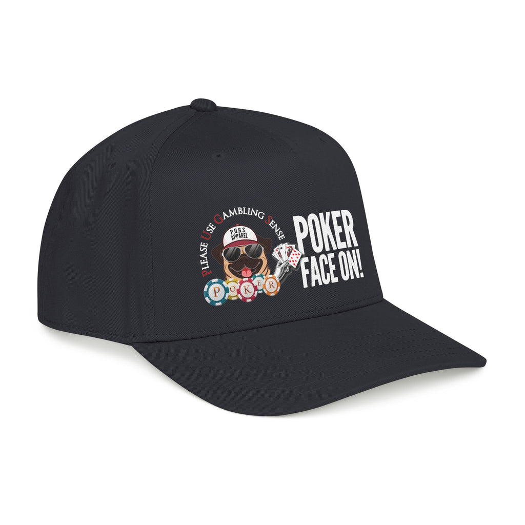 funny poker graphic baseball cap by P.U.G.S. Apparel