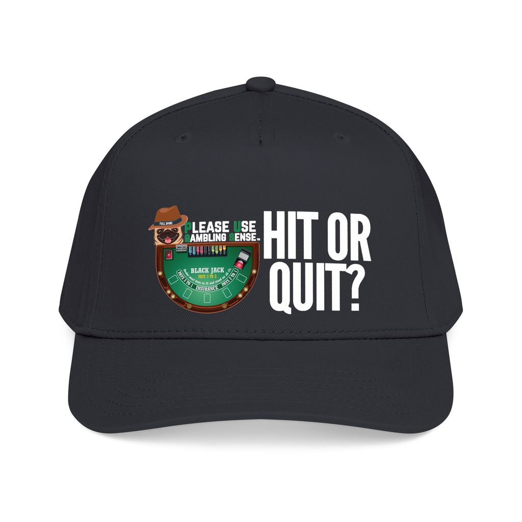 Blackjack “Hit or Quit” Mid Profile Baseball Cap by P.U.G.S. Apparel