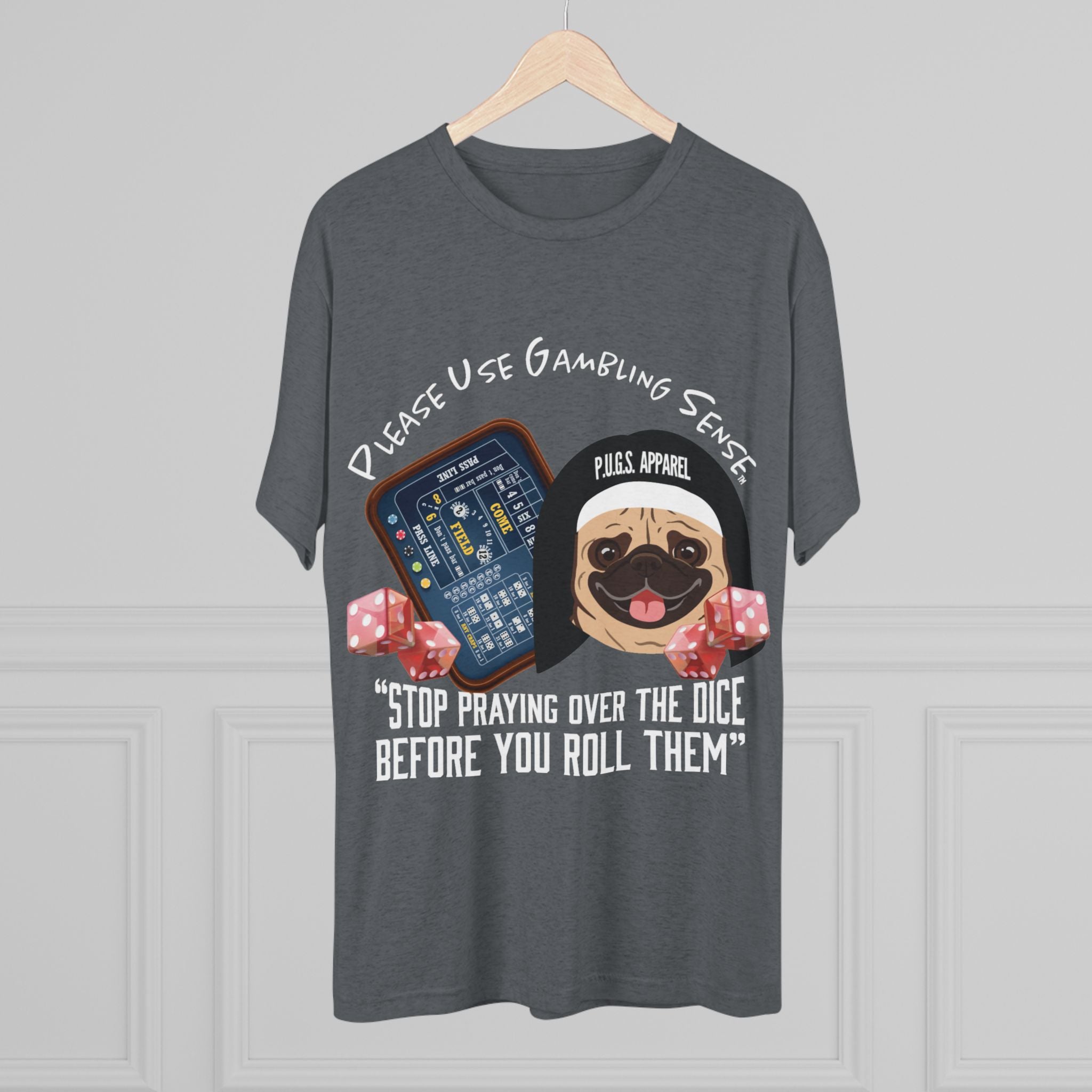 Craps Dice "Praying" Unisex Graphic Tee