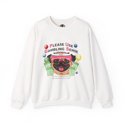 Funny graphic hoodie, Craps Praying Collection by P.U.G.S. Apparel