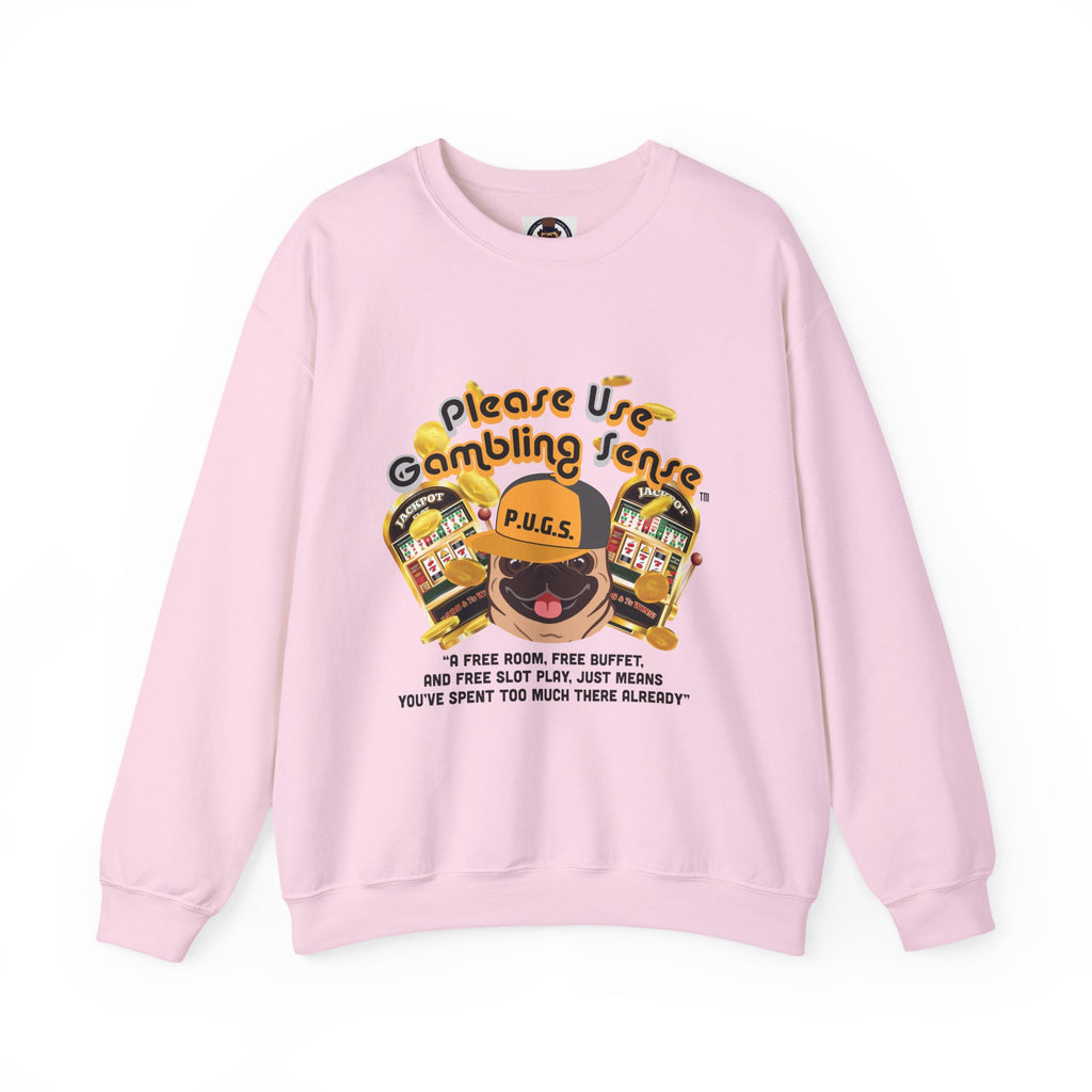Funny Slot Machine Graphic Sweatshirt by P.U.G.S. apparel