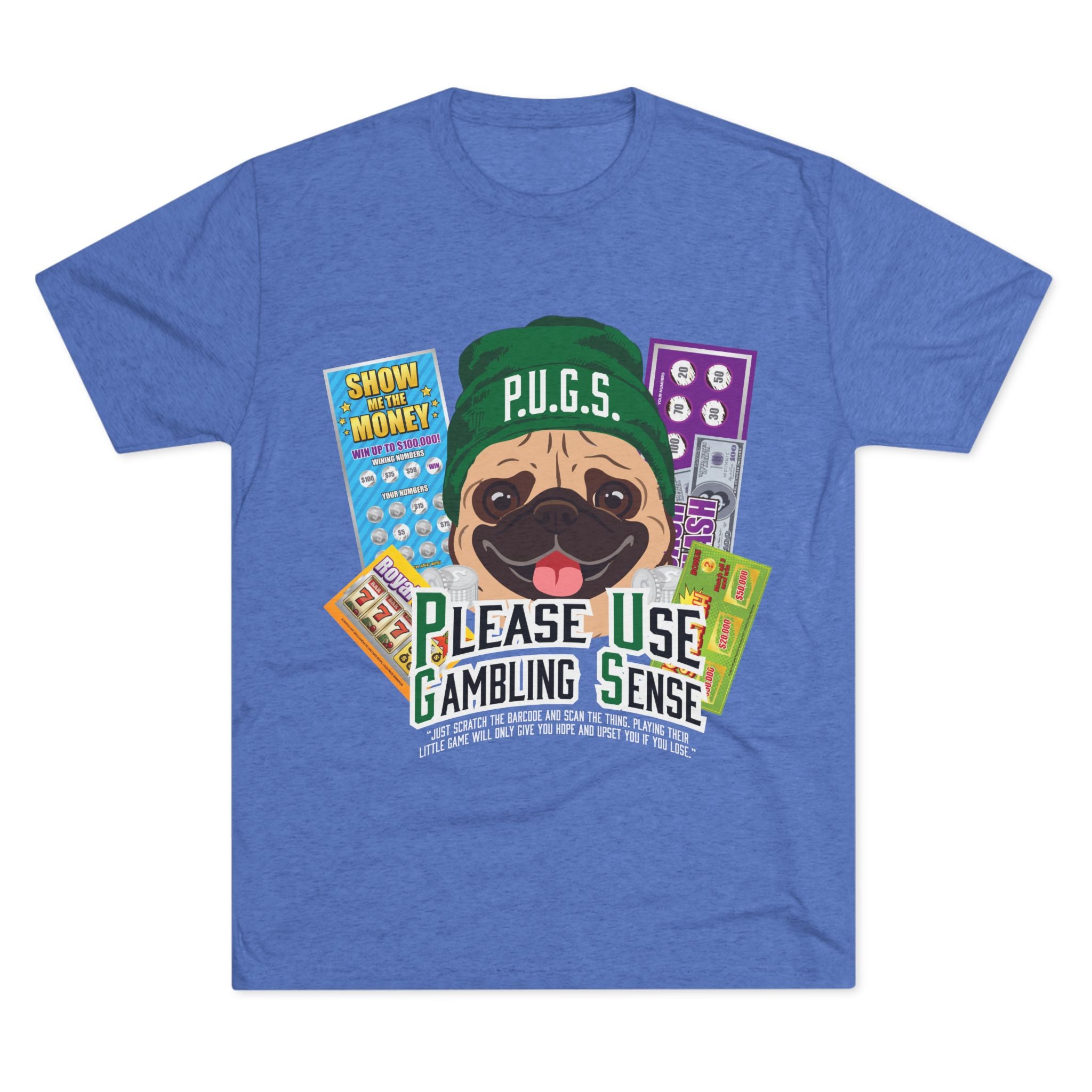 Scratch Off Unisex Graphic Tee by P.U.G.S. Apparel
