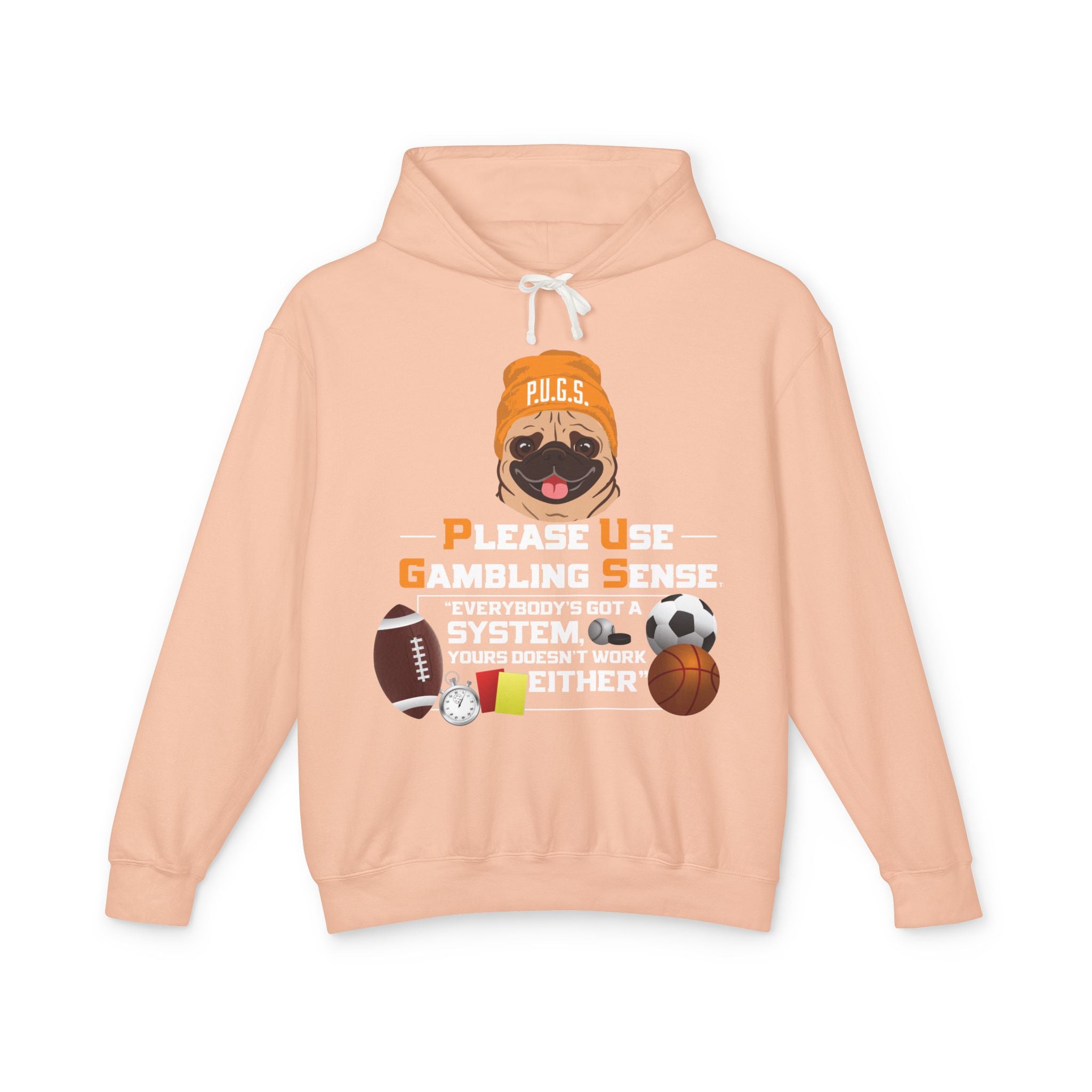 Funny sports betting hoodie by P.U.G.S. Apparel