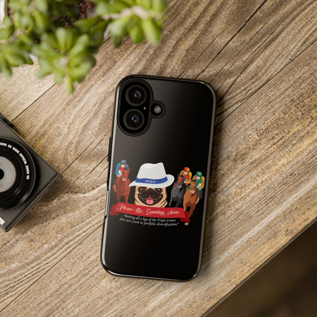 Black Horse Racing "Fedora" Phone Case — P.U.G.S. Apparel