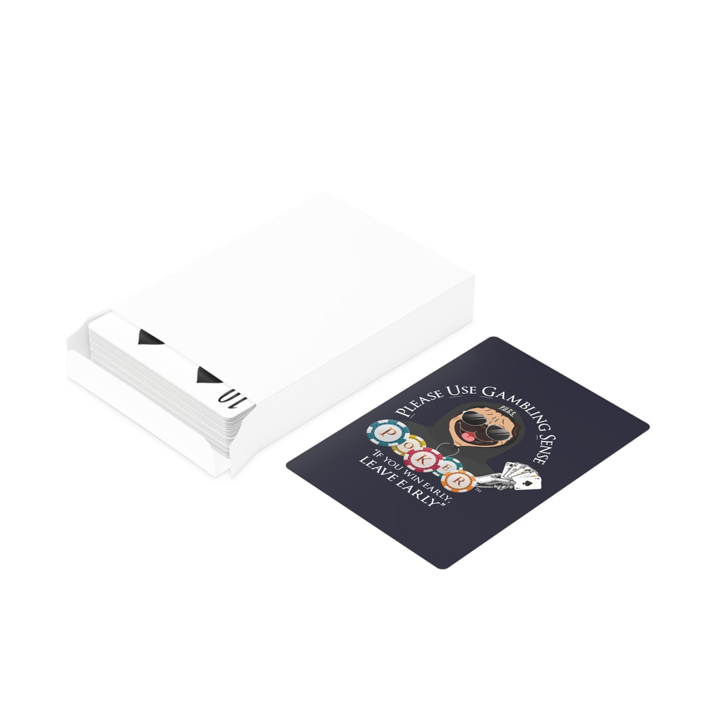 Poker “Leave Early” Playing Cards