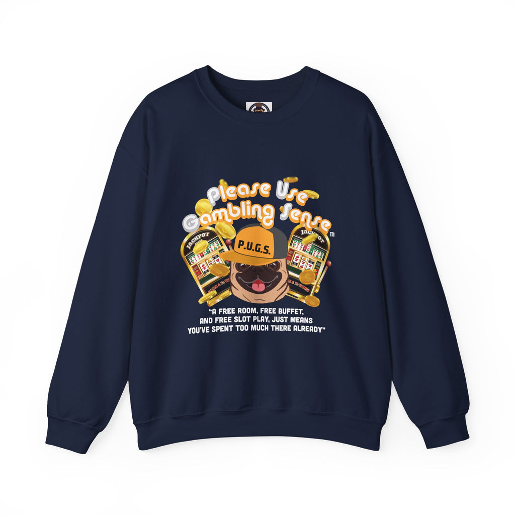 Funny Slot Machine Graphic Sweatshirt by P.U.G.S. apparel