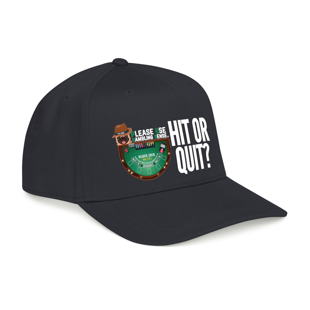 Blackjack “Hit or Quit” Mid Profile Baseball Cap by P.U.G.S. Apparel