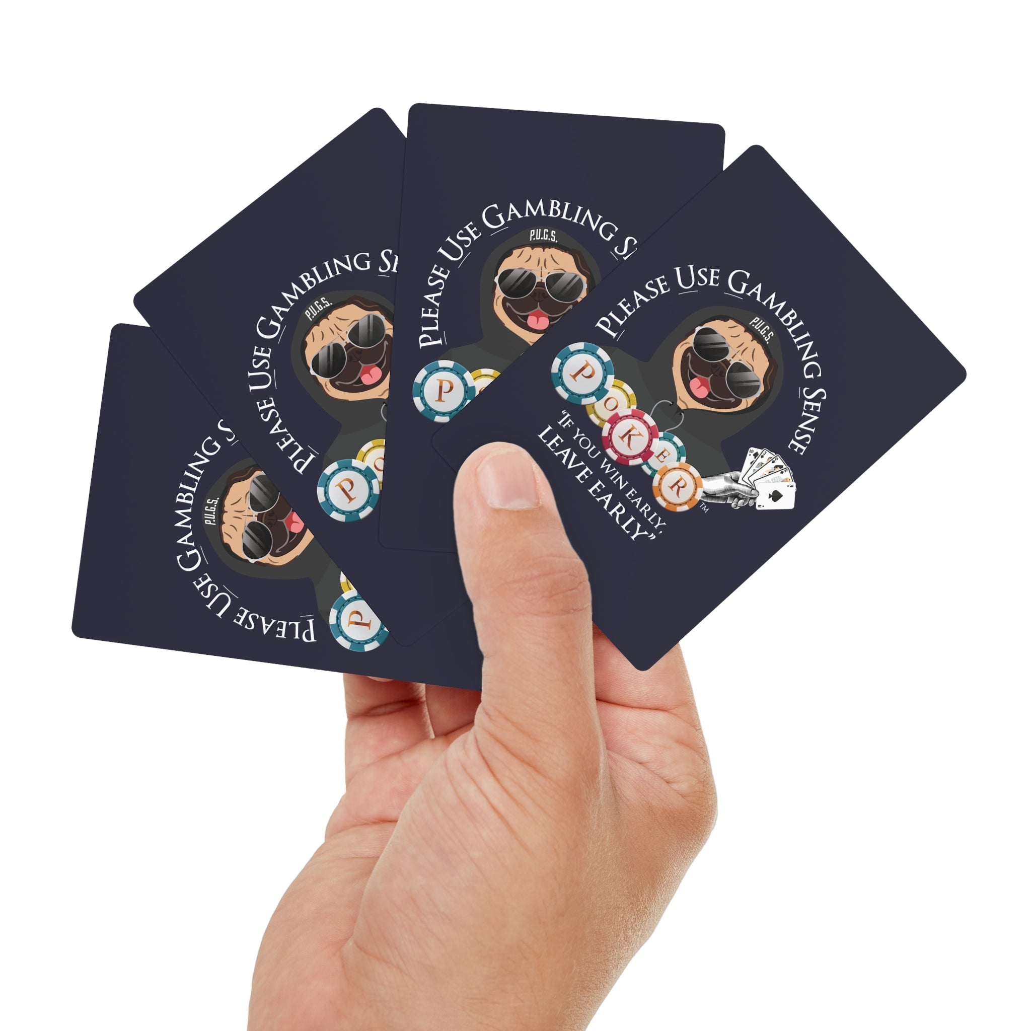 Poker “Leave Early” Playing Cards