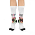 Bingo “Mugging” Cushioned Crew Socks from P.U.G.S. Apparel