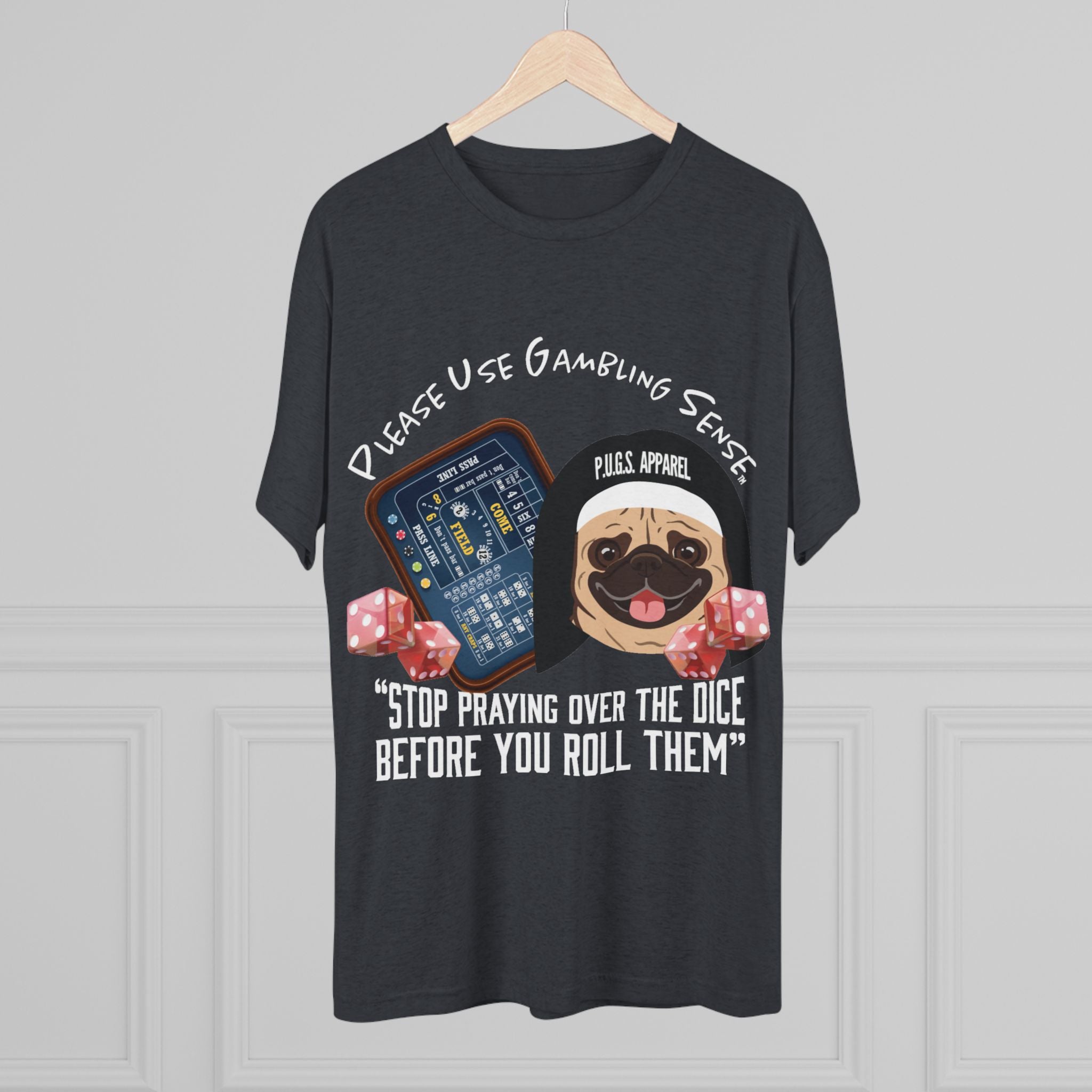 Craps Dice "Praying" Unisex Graphic Tee