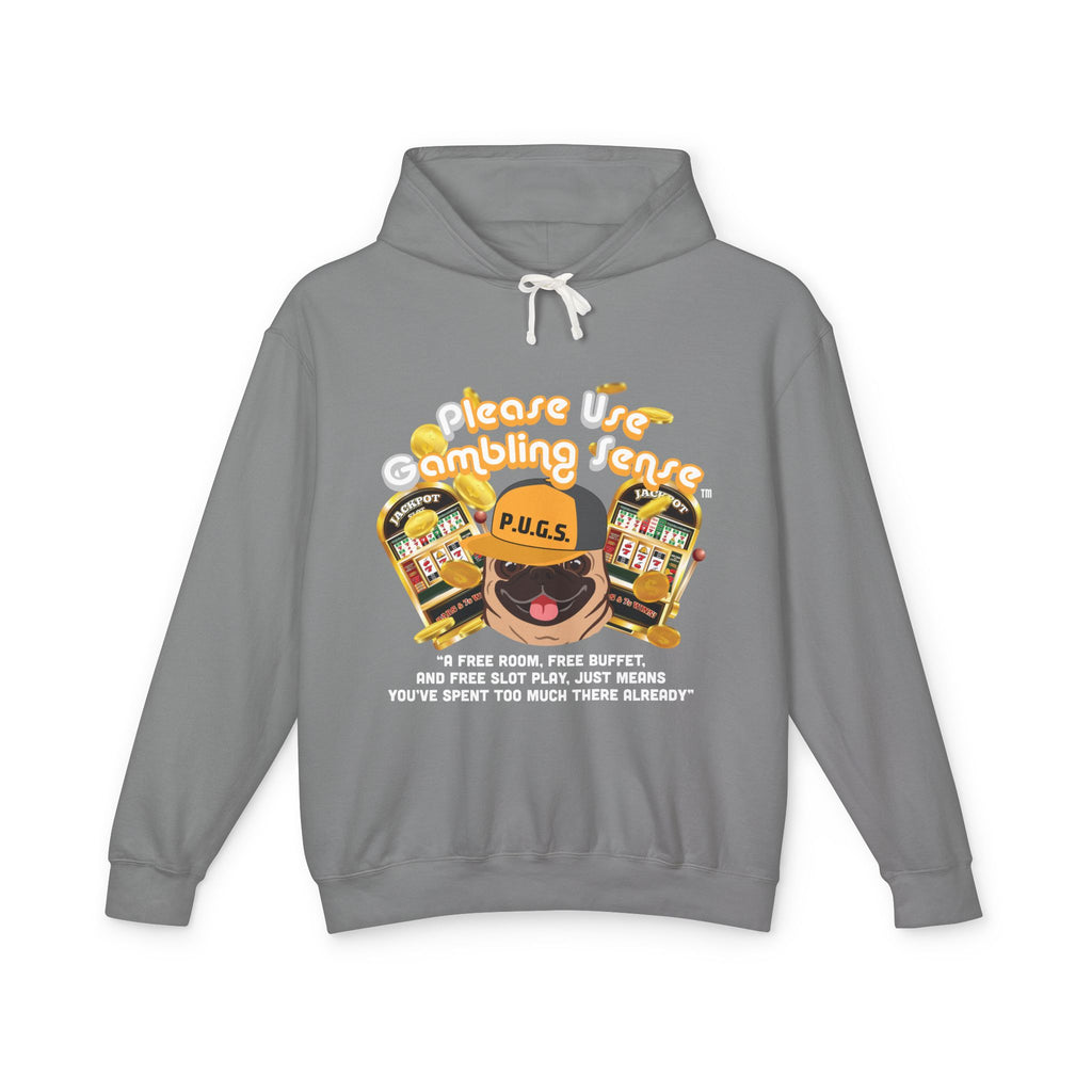Funny slot machine graphic hoodie by P.U.G.S. Apparel