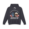 Craps Dice Pug Hoodie by P.U.G.S. Apparel: Dark colors