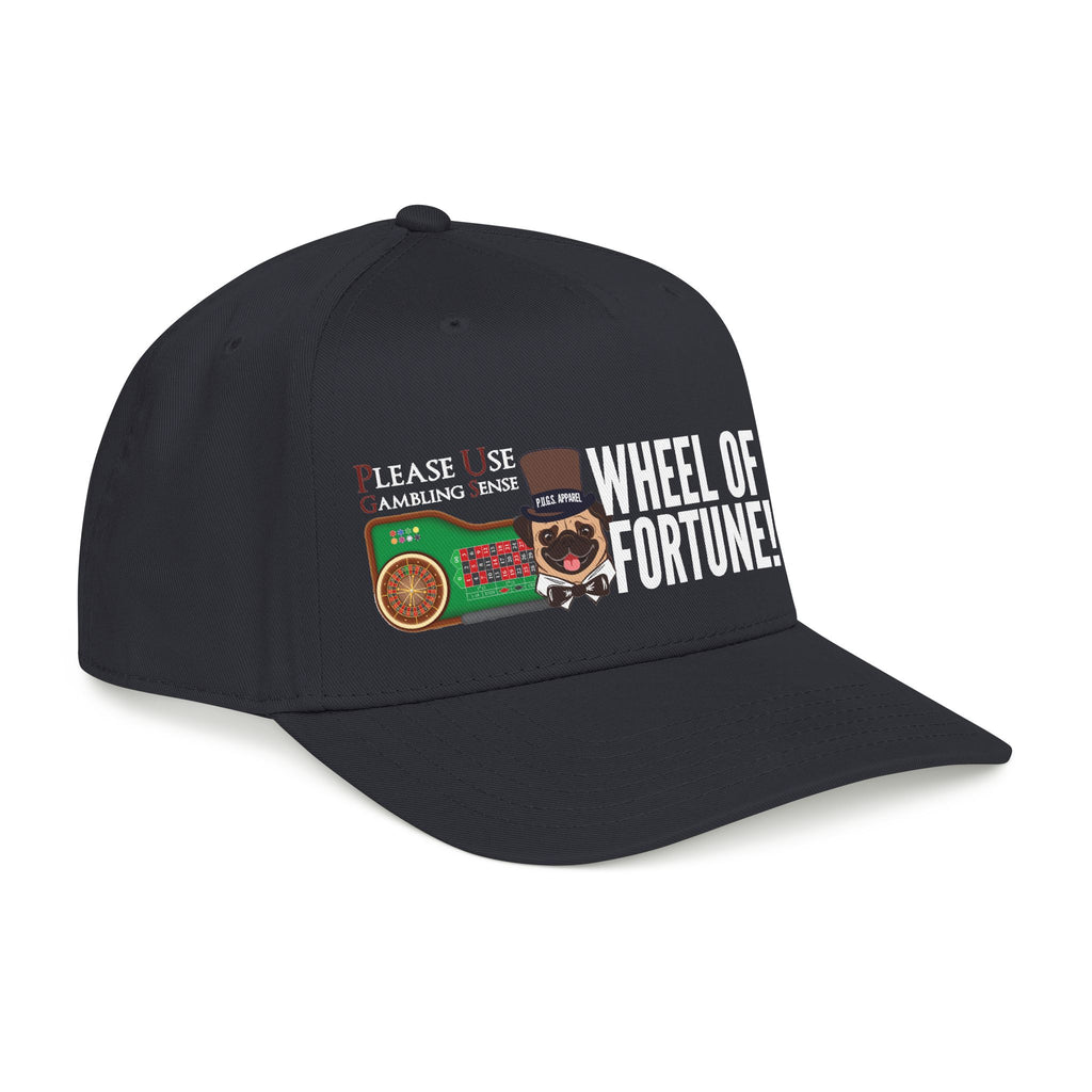 Roulette "House Money" Mid Profile Baseball Cap by P.U.G.S. Apparel