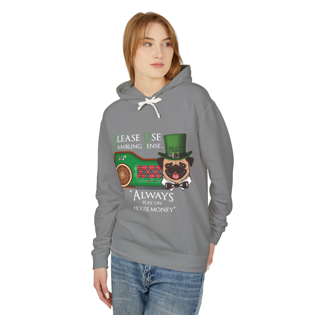Funny roulette graphic hoodie by P.U.G.S. Apparel