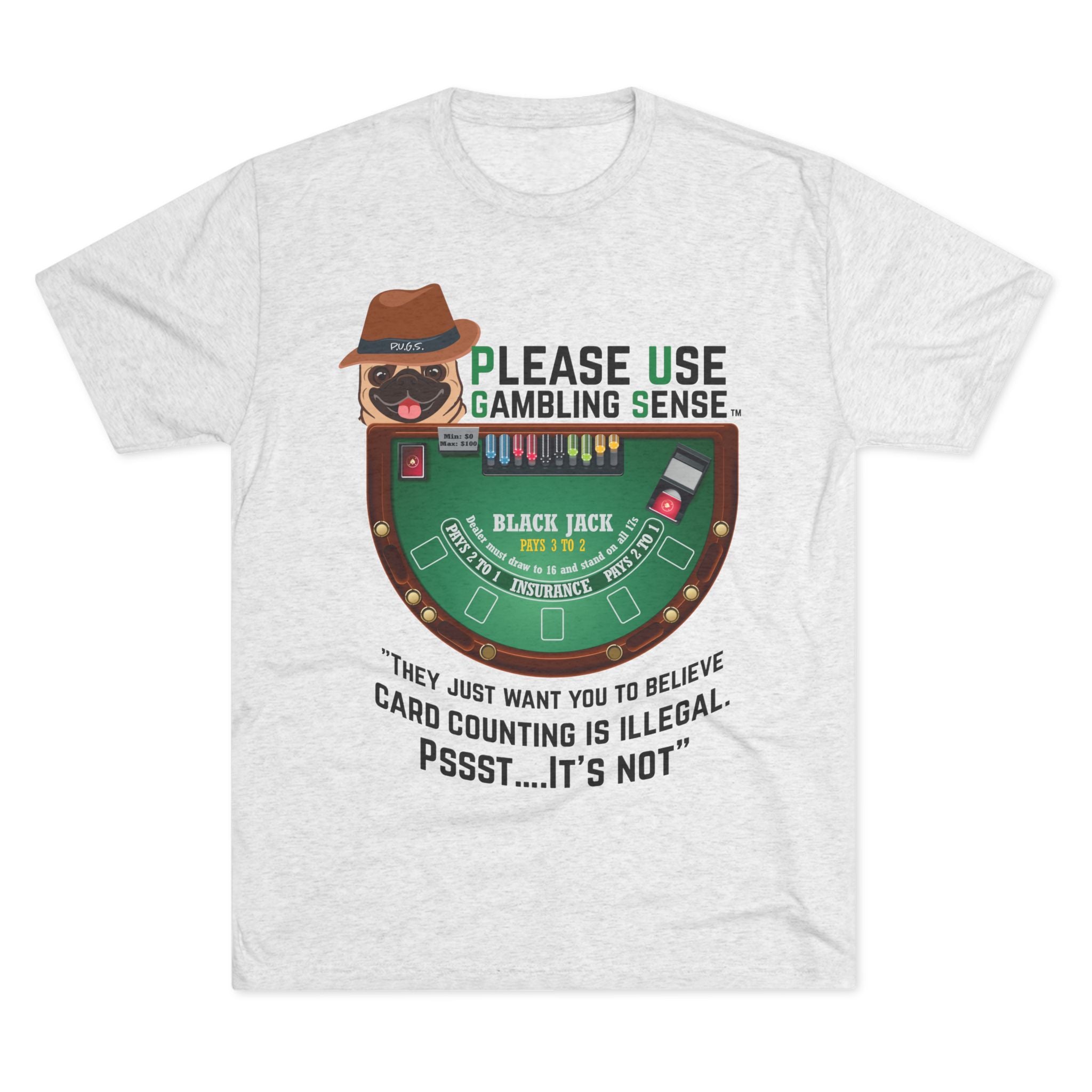 P.U.G.S. Apparel Blackjack Graphic Tee