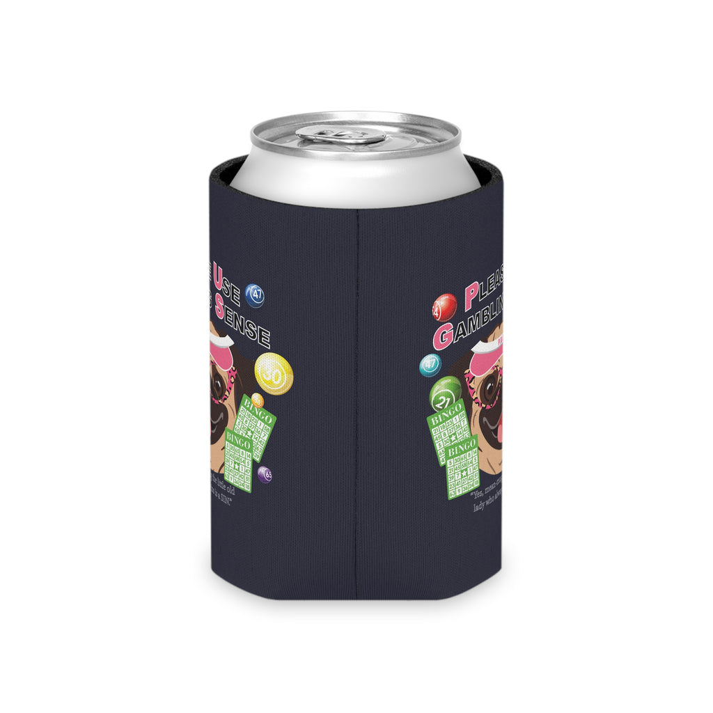 Bingo "Mugging" Can Cooler by P.U.G.S. Apparel