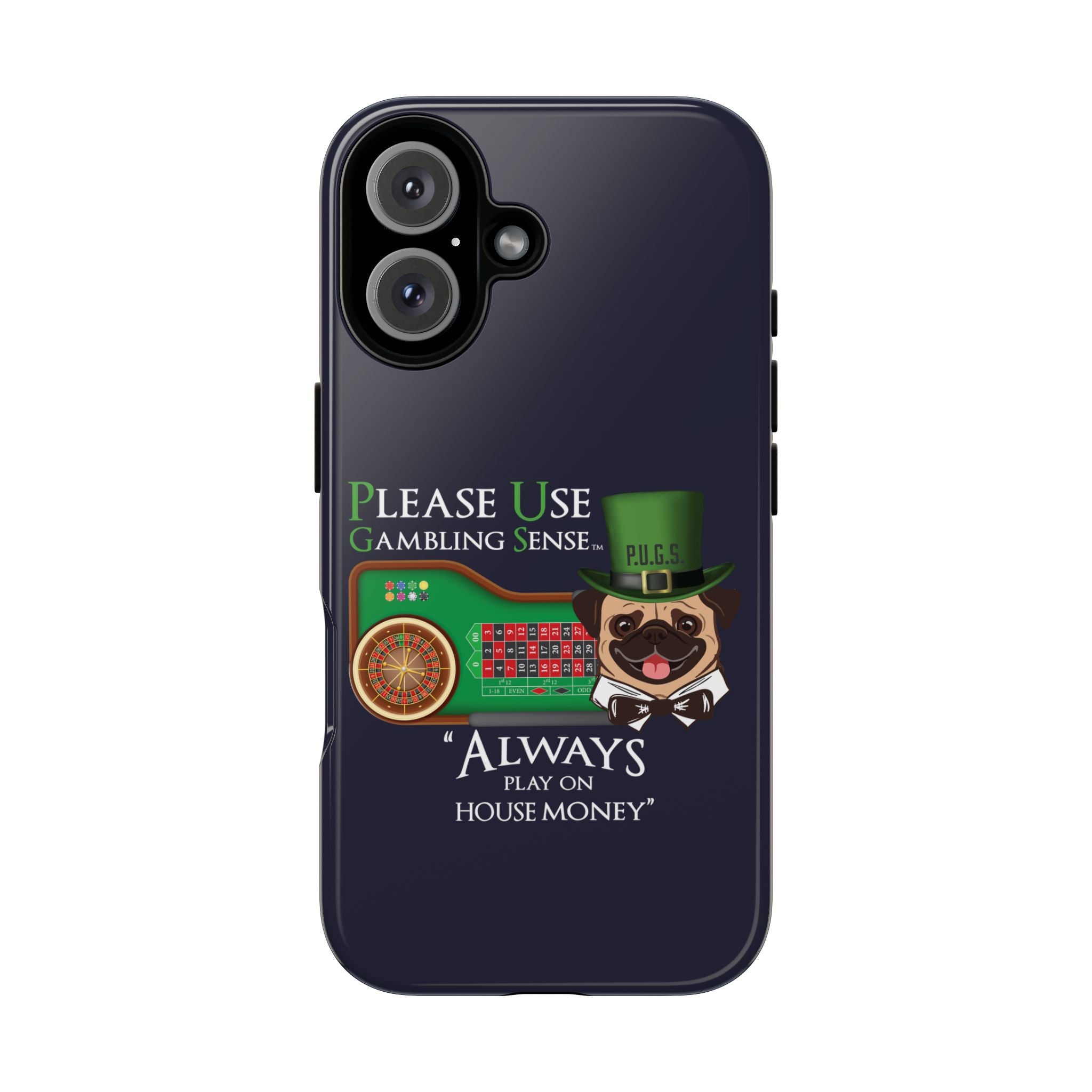 Roulette phone case by P.U.G.S. Apparel