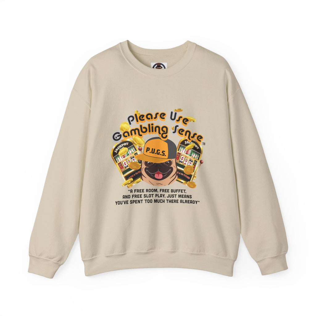 Funny Slot Machine Graphic Sweatshirt by P.U.G.S. apparel
