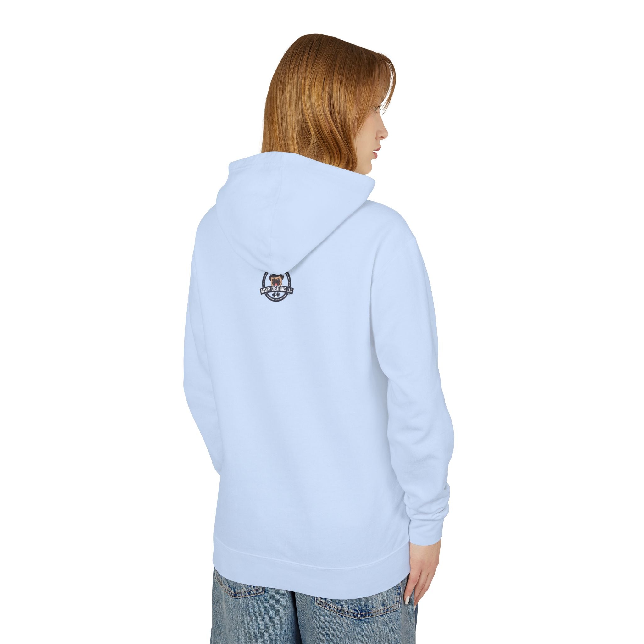 Lottery Pug "Birthdays" Hoodie by P.U.G.S. Apparel: Light colors
