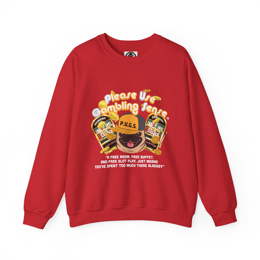 Funny Slot Machine Graphic Sweatshirt by P.U.G.S. apparel